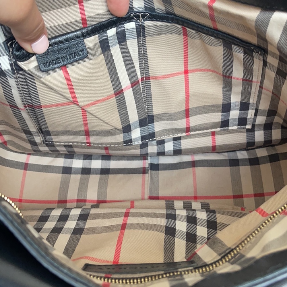 Burberry hobo black leather bag - Picture 15 of 16